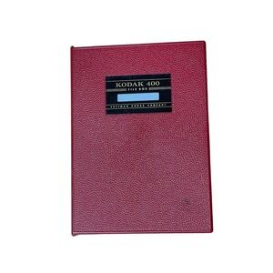 Kodak 400 File Box Removable Trays Storage Box has cover sleeve.
